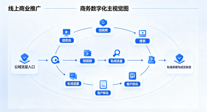 泾川县线上商业推广怎么做？全域流量闭环搭建与低成本转化实战指南